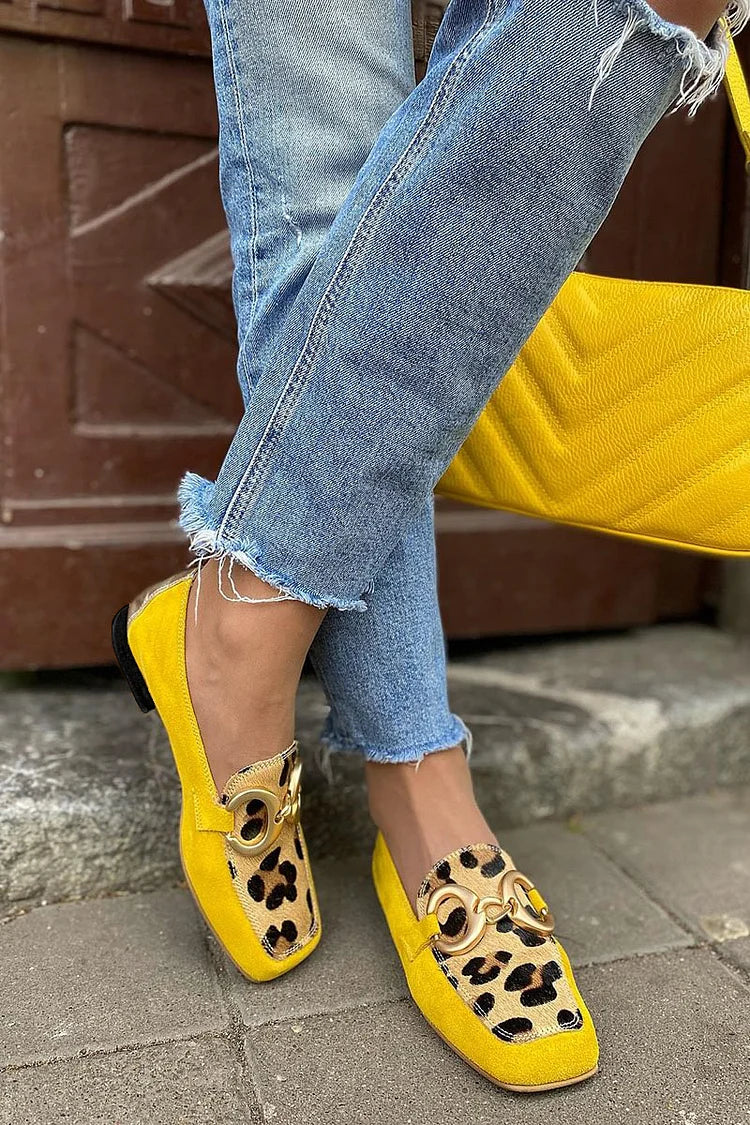 STARS - Mocasines con estampado animal