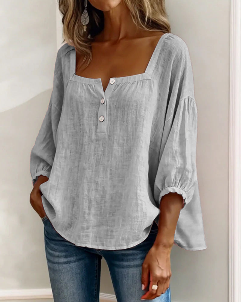 Nina | Blusa de Manga Abullonada