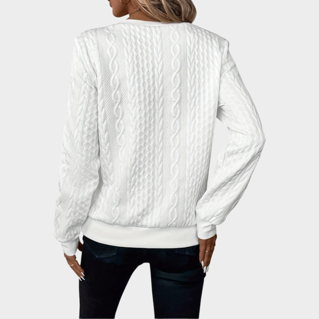 Zoey™ | Jersey de Punto con Cremallera Suave