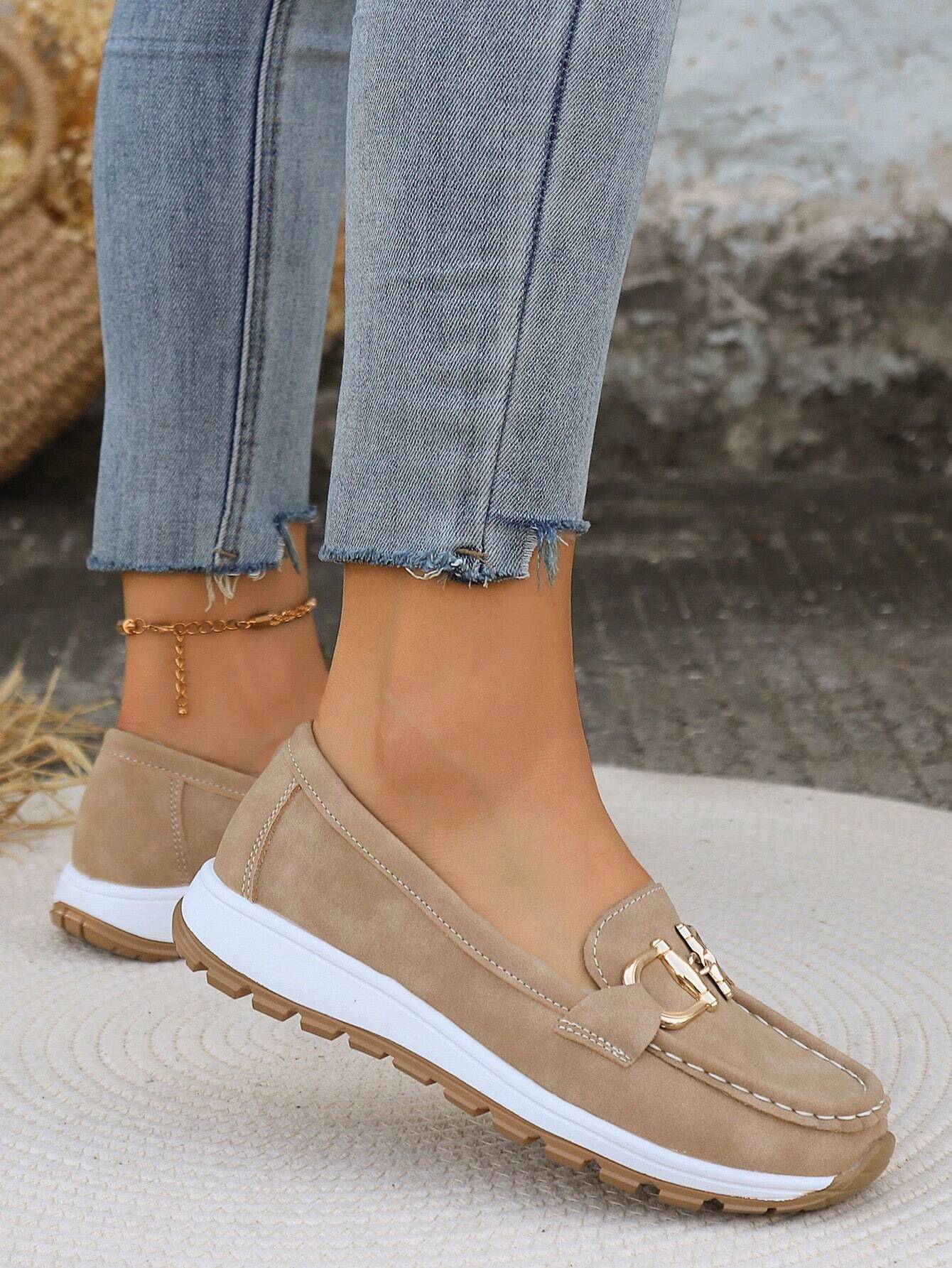 Ellie - Mocasines planos con hebilla