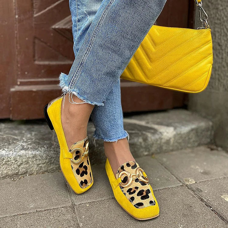 STARS - Mocasines con estampado animal
