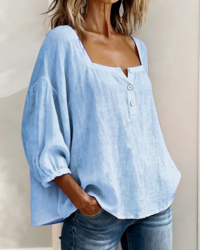 Nina | Blusa de Manga Abullonada