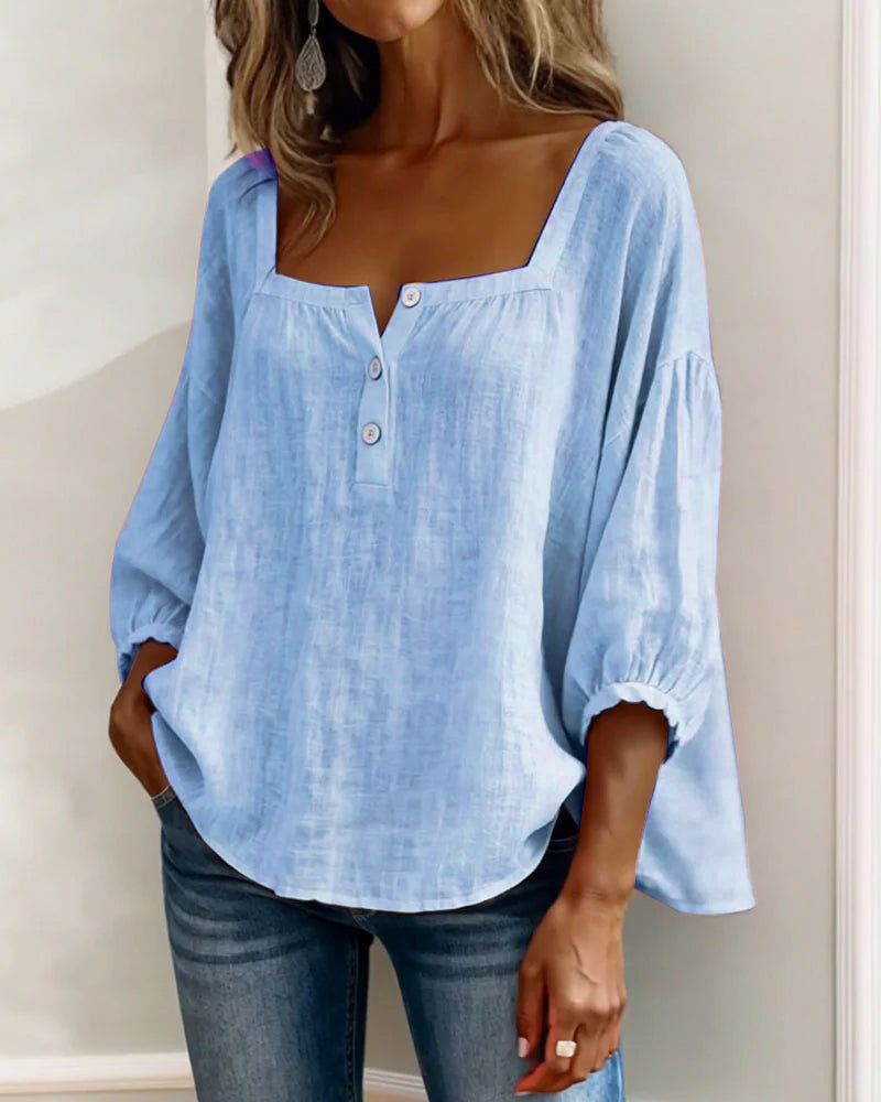 Nina | Blusa de Manga Abullonada