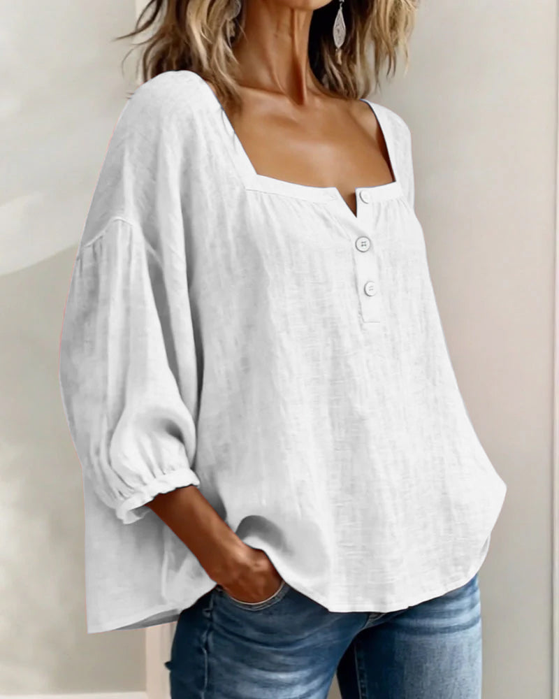 Nina | Blusa de Manga Abullonada