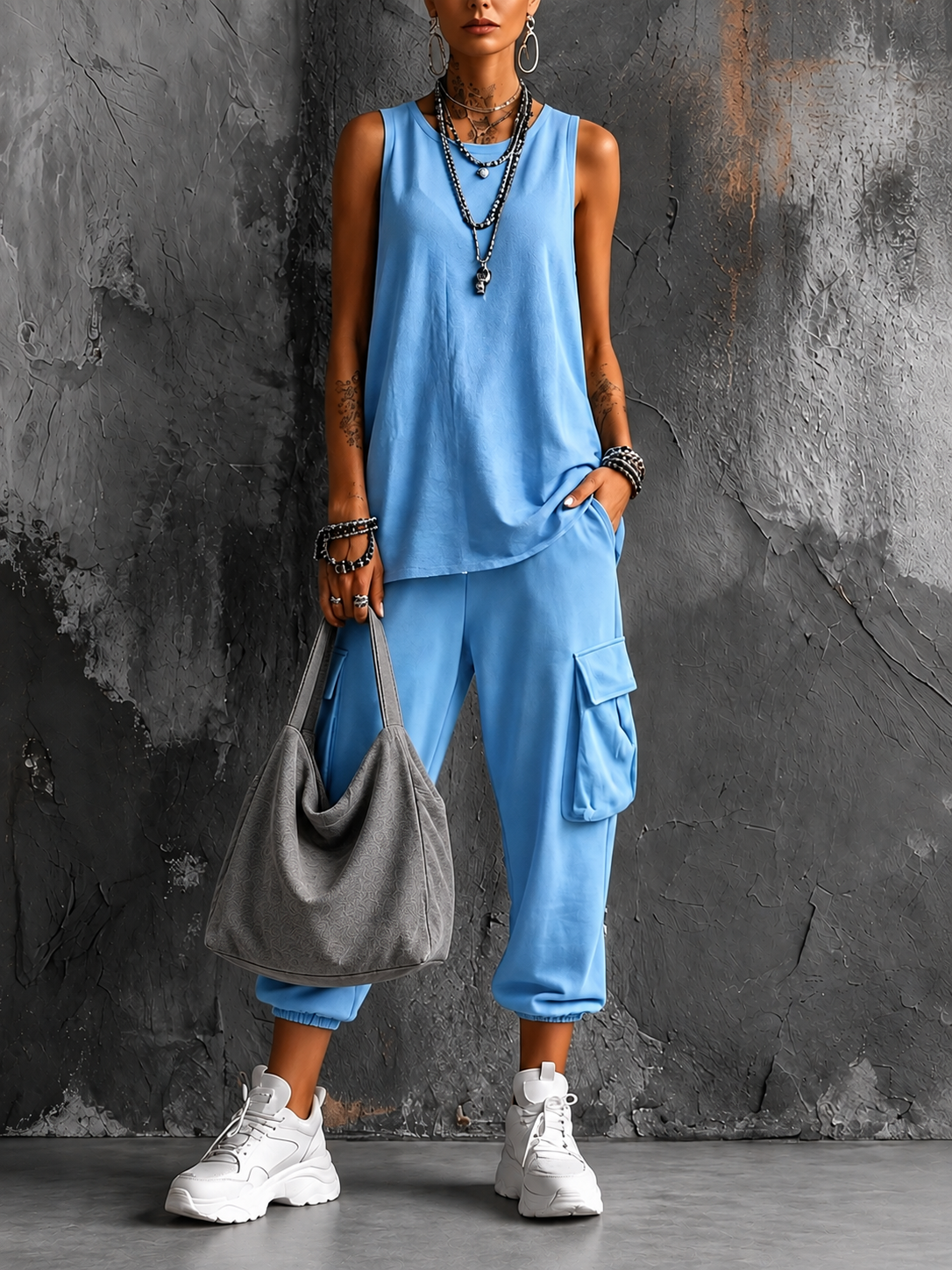 Noelia | Conjunto casual (bolso gratis)