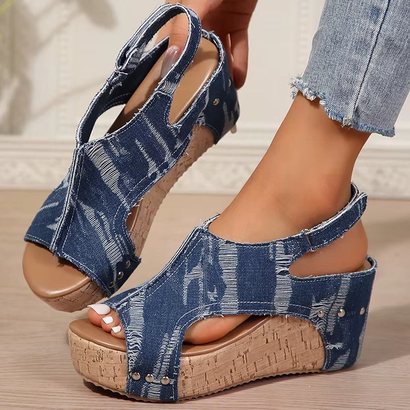 Deni - Sandalias Cuña