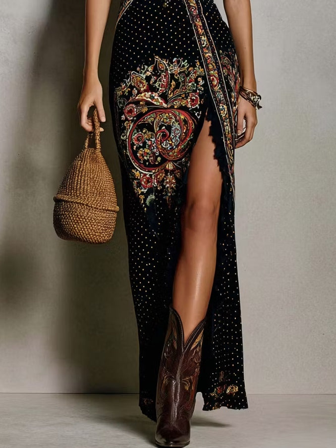Fiora | Vestido Largo Boho Vintage