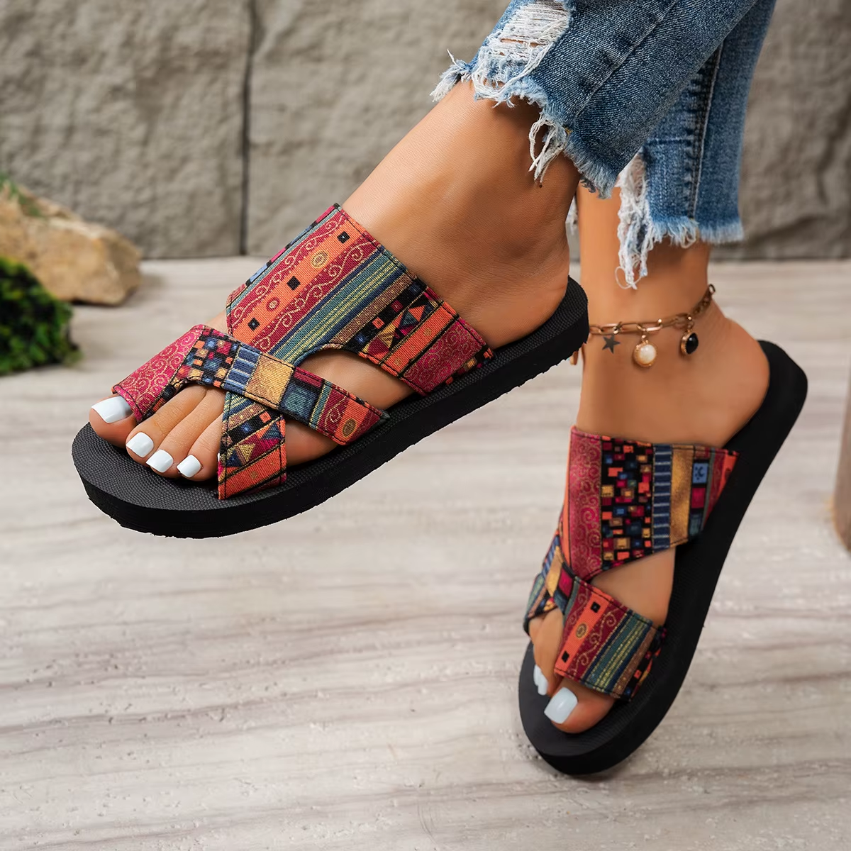 Olga | Sandalias de Plataforma Confortables y de Soporte Diario