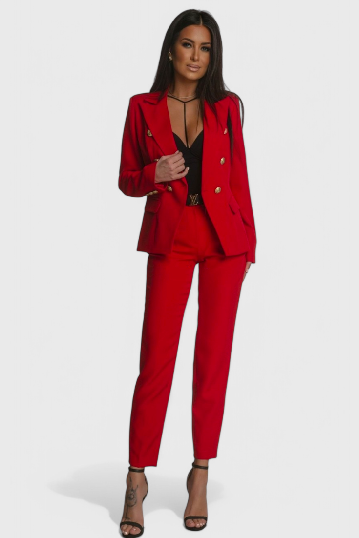 Rosalind Conjunto de Blazer y Pantalones Elegante