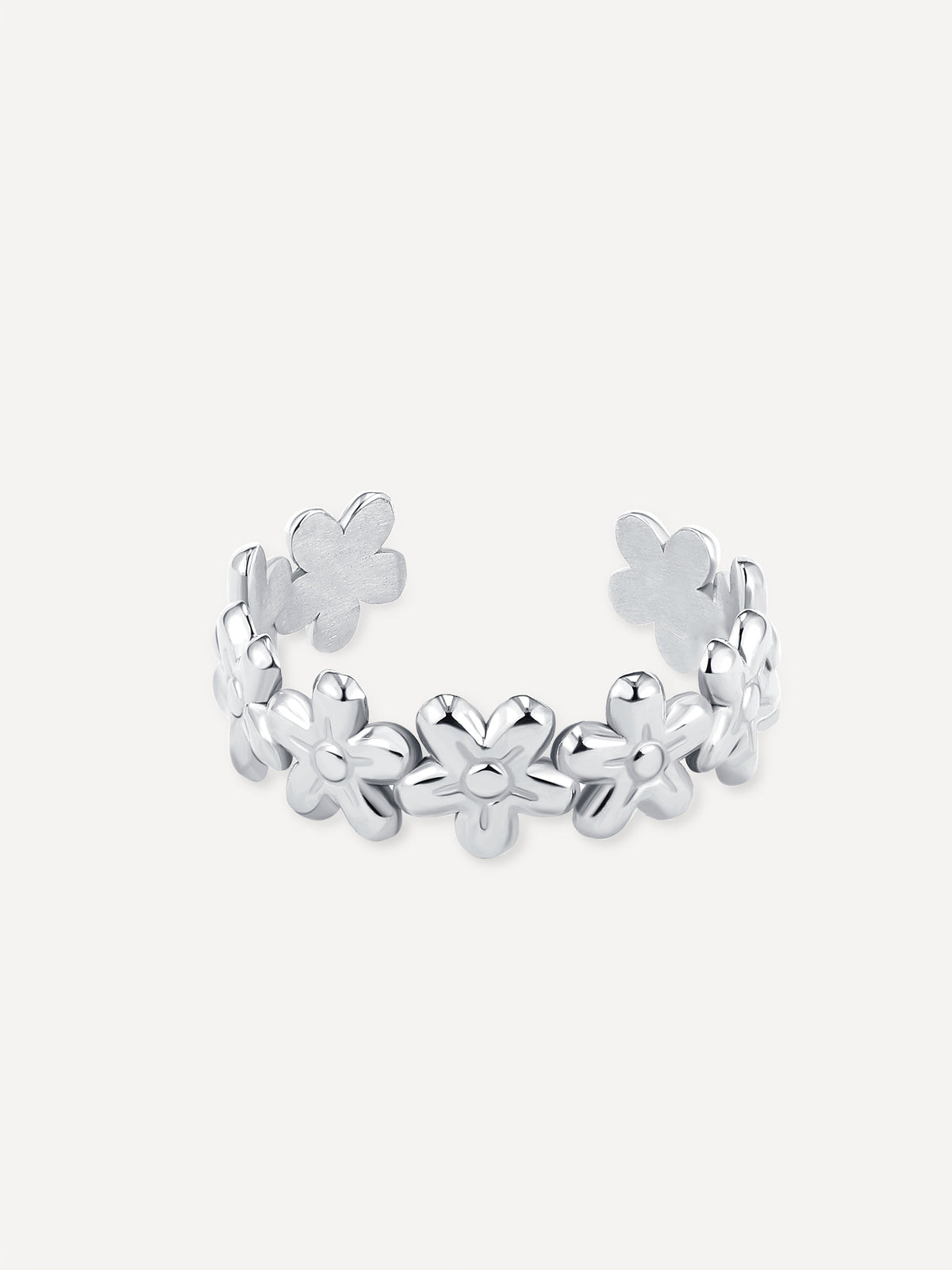 Anillo de Flor Silvestre Elegante
