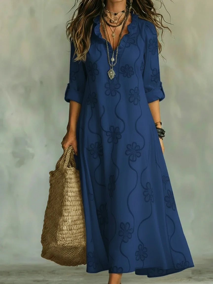 Bonifacia™ | Vestido Largo de Lino