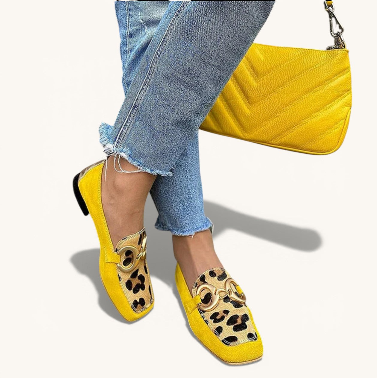 STARS - Mocasines con estampado animal