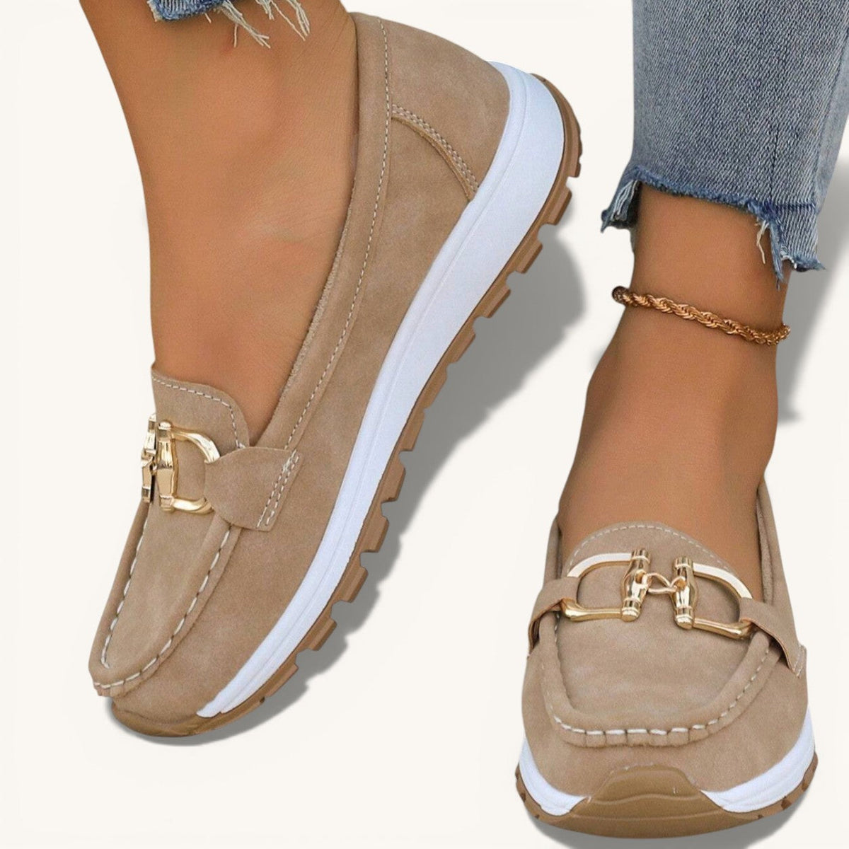 Ellie - Mocasines planos con hebilla