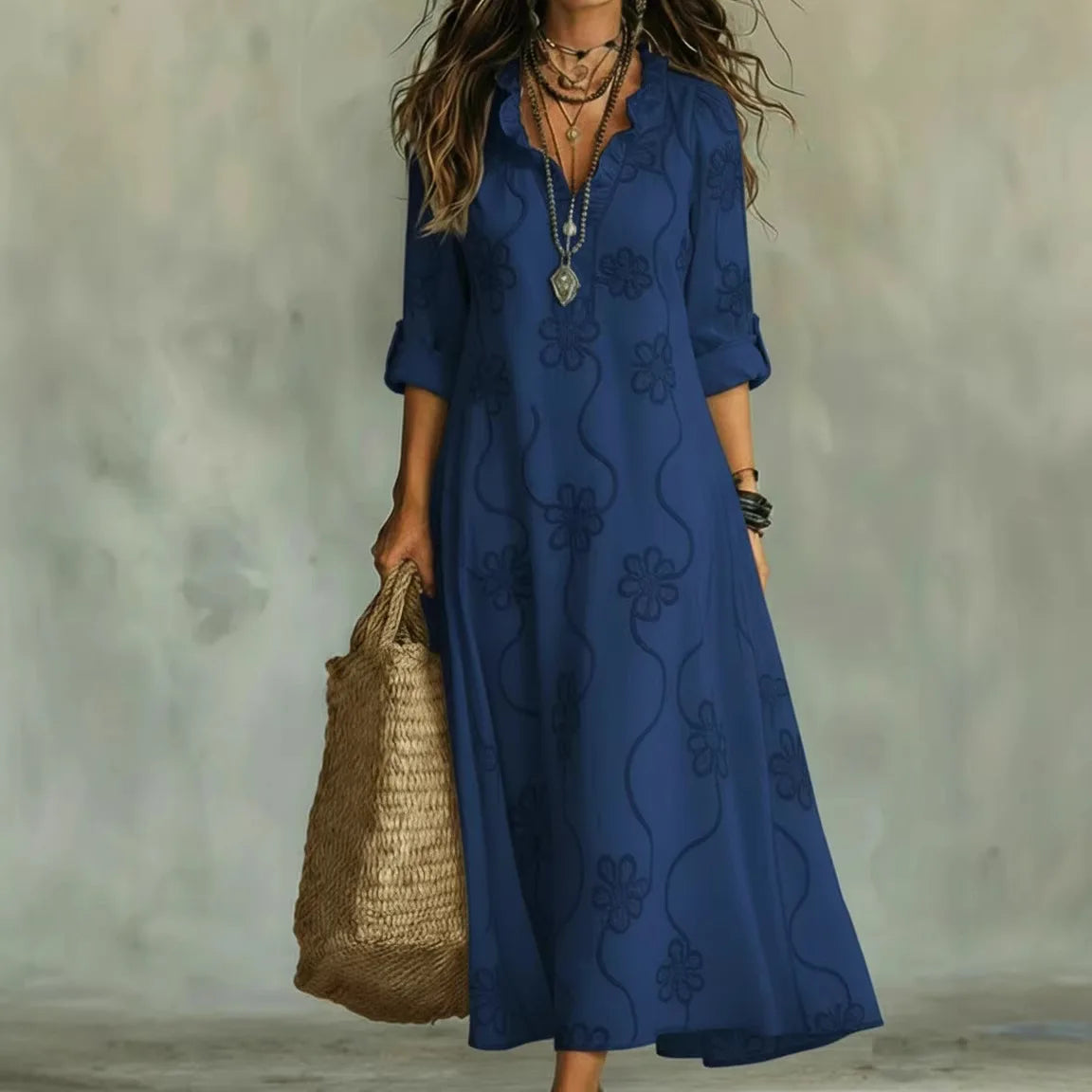 Bonifacia™ | Vestido Largo de Lino