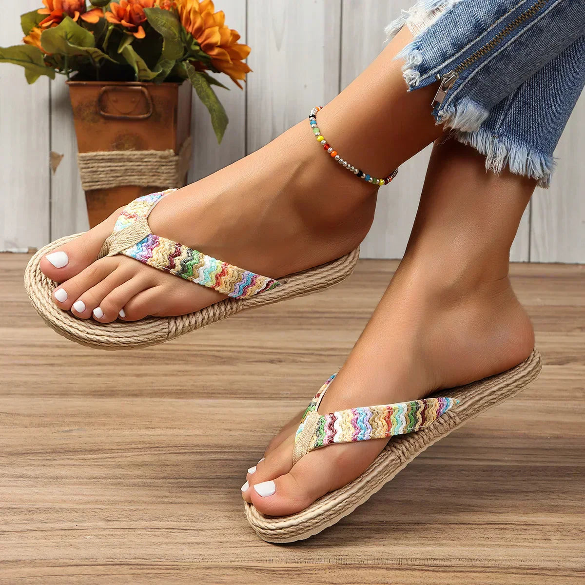 Marina - Chanclas Trenzadas