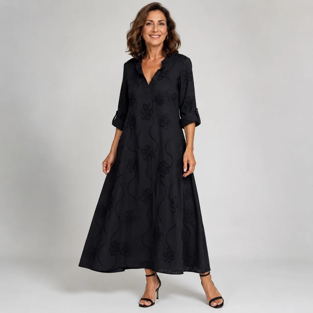 Bonifacia™ | Vestido Largo de Lino