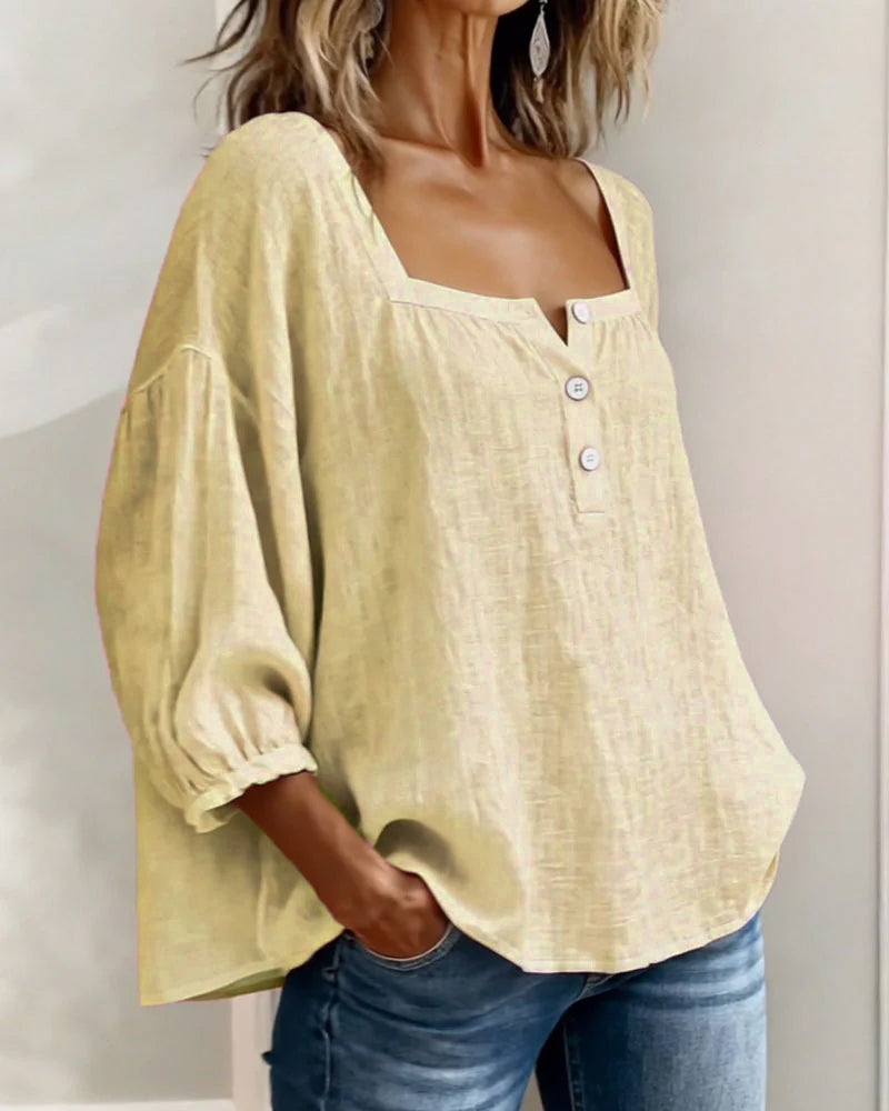 Nina | Blusa de Manga Abullonada