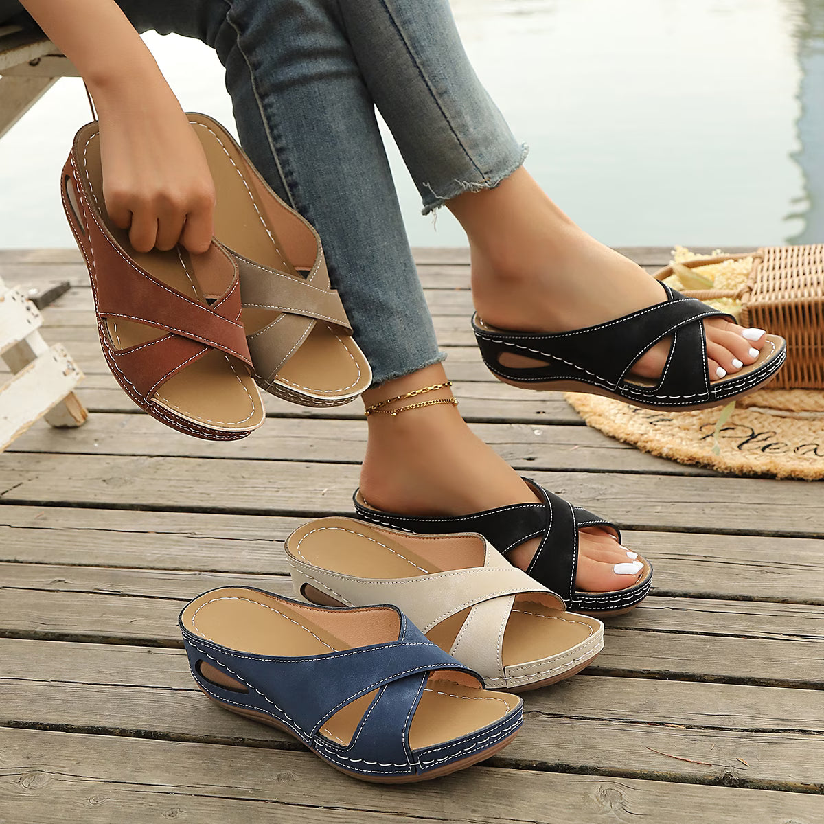Judith | Sandalias Cómodas con Soporte Ortopédico