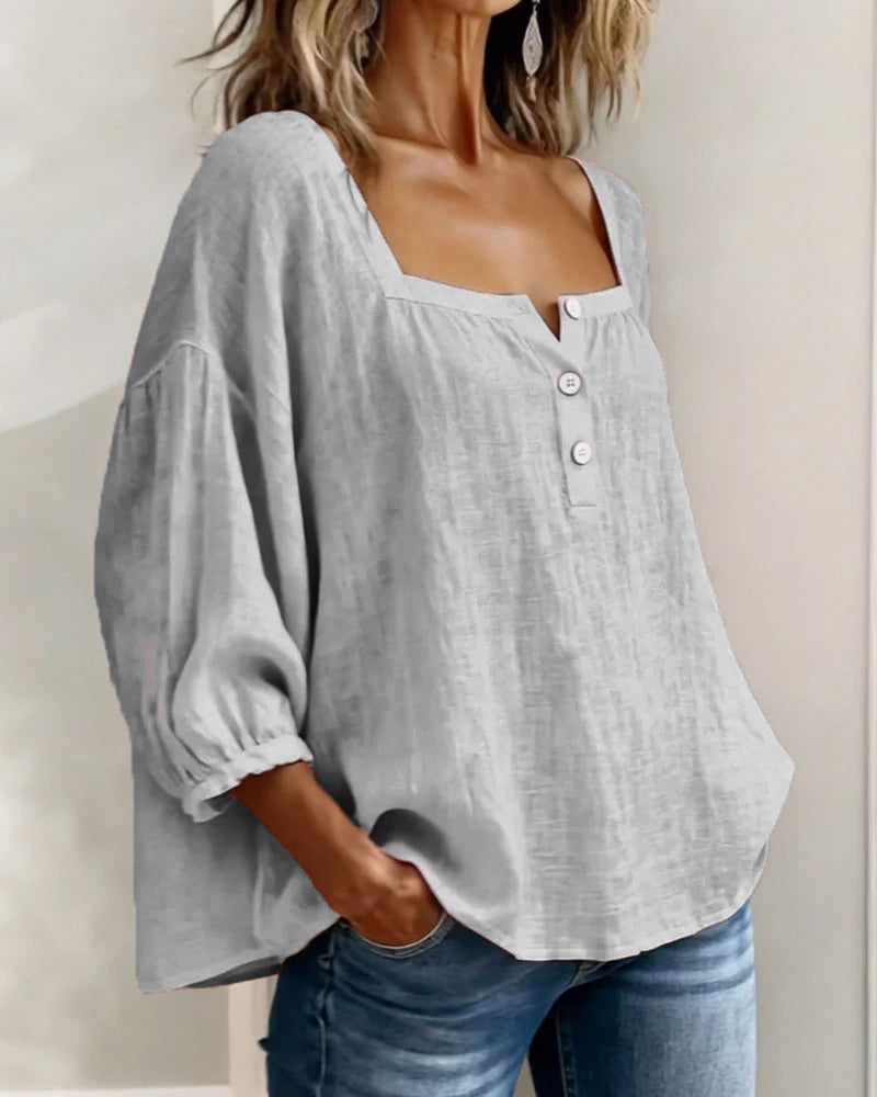 Nina | Blusa de Manga Abullonada