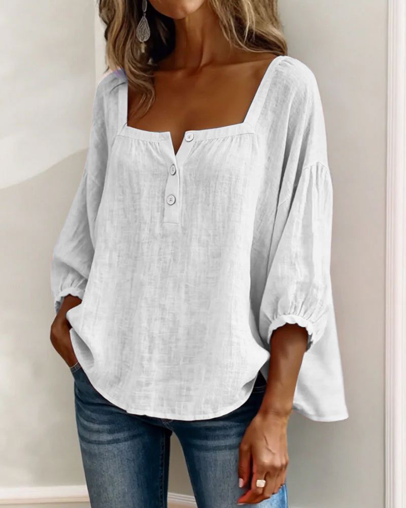 Nina | Blusa de Manga Abullonada