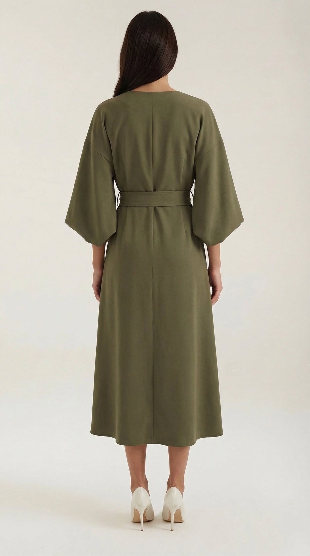 Maxi Vestido Ana con Cinturón en la Cintura