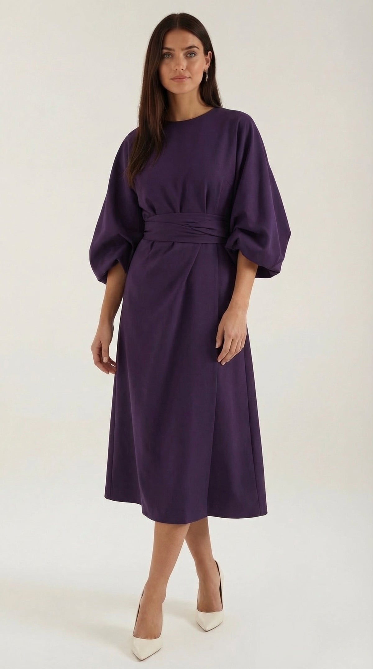 Maxi Vestido Ana con Cinturón en la Cintura