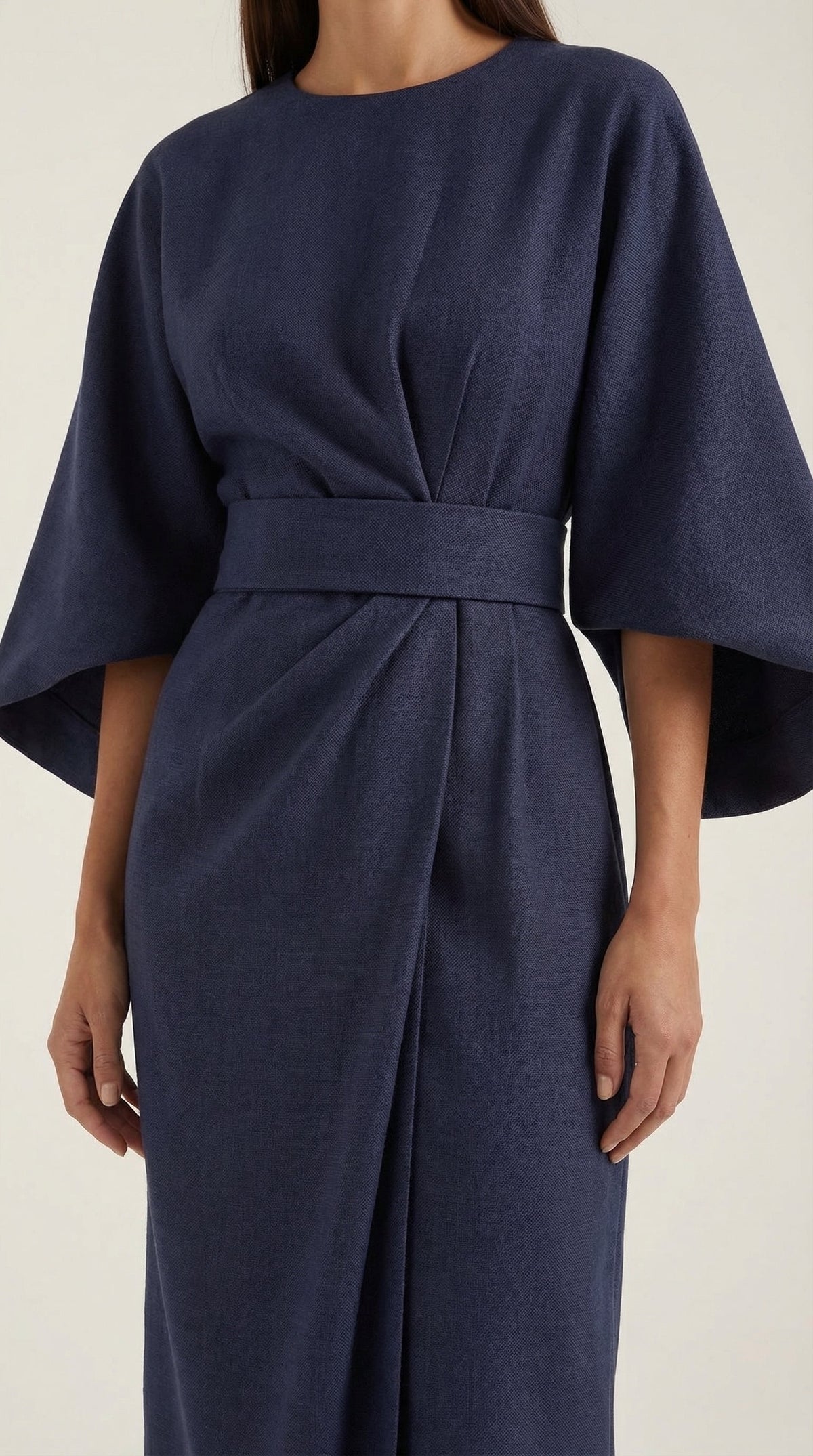 Maxi Vestido Ana con Cinturón en la Cintura