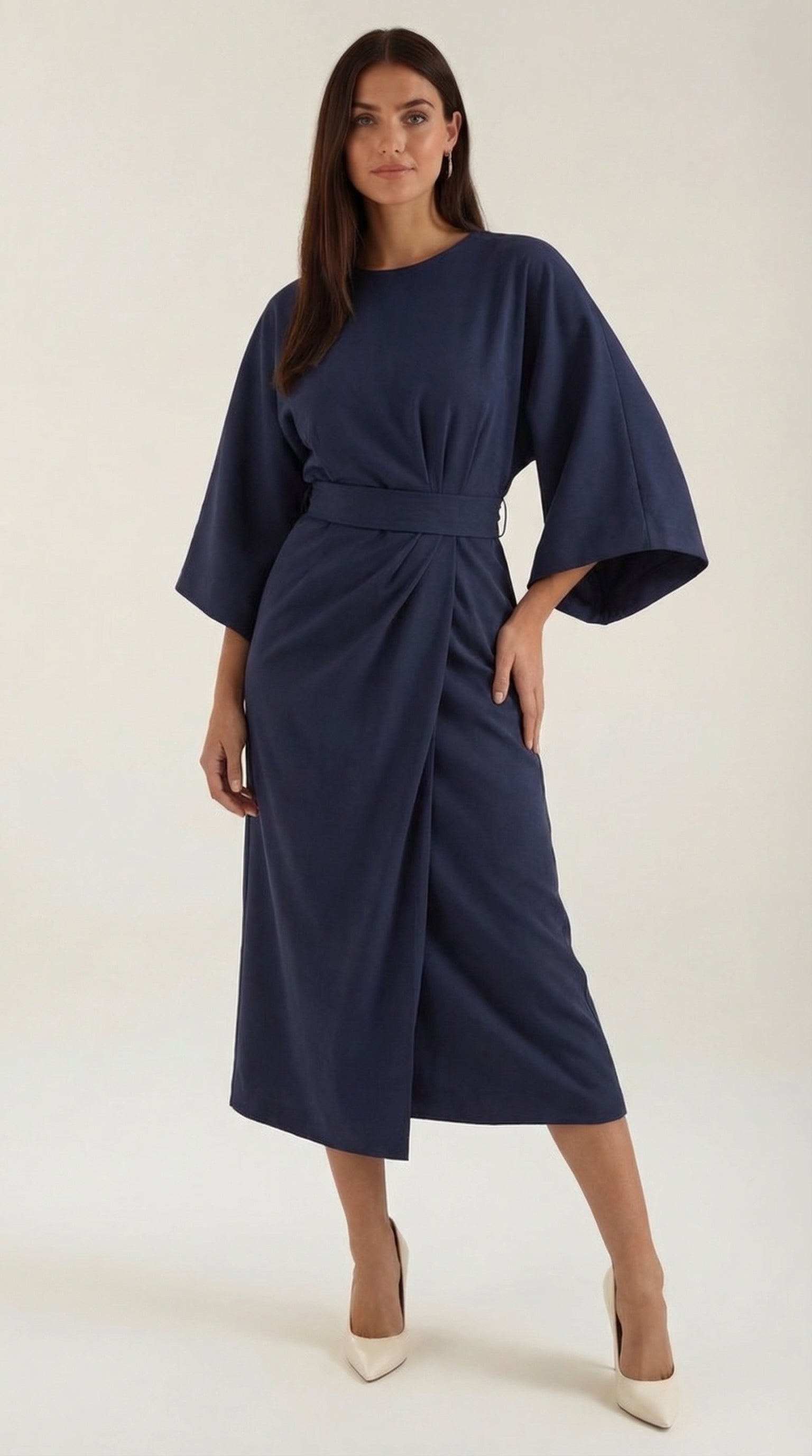 Maxi Vestido Ana con Cinturón en la Cintura