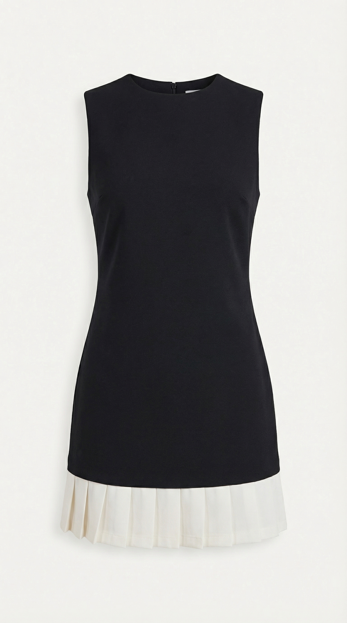 Céline Vestido Mini Sin Mangas con Corte A