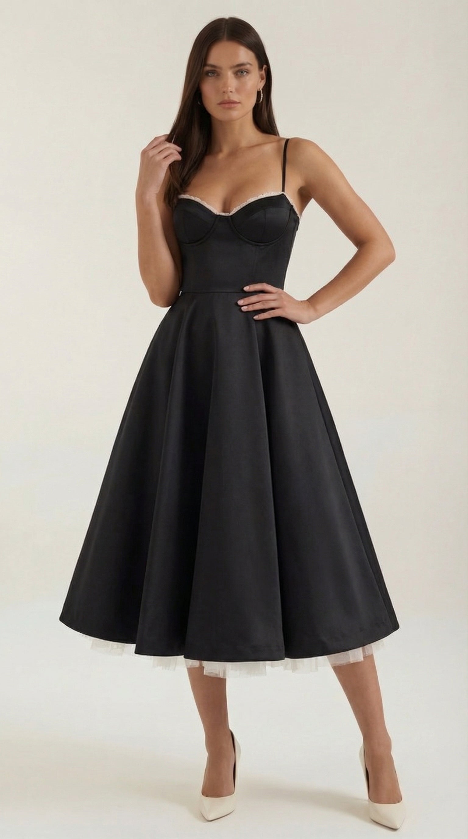 Isolde Tul Midi Dress