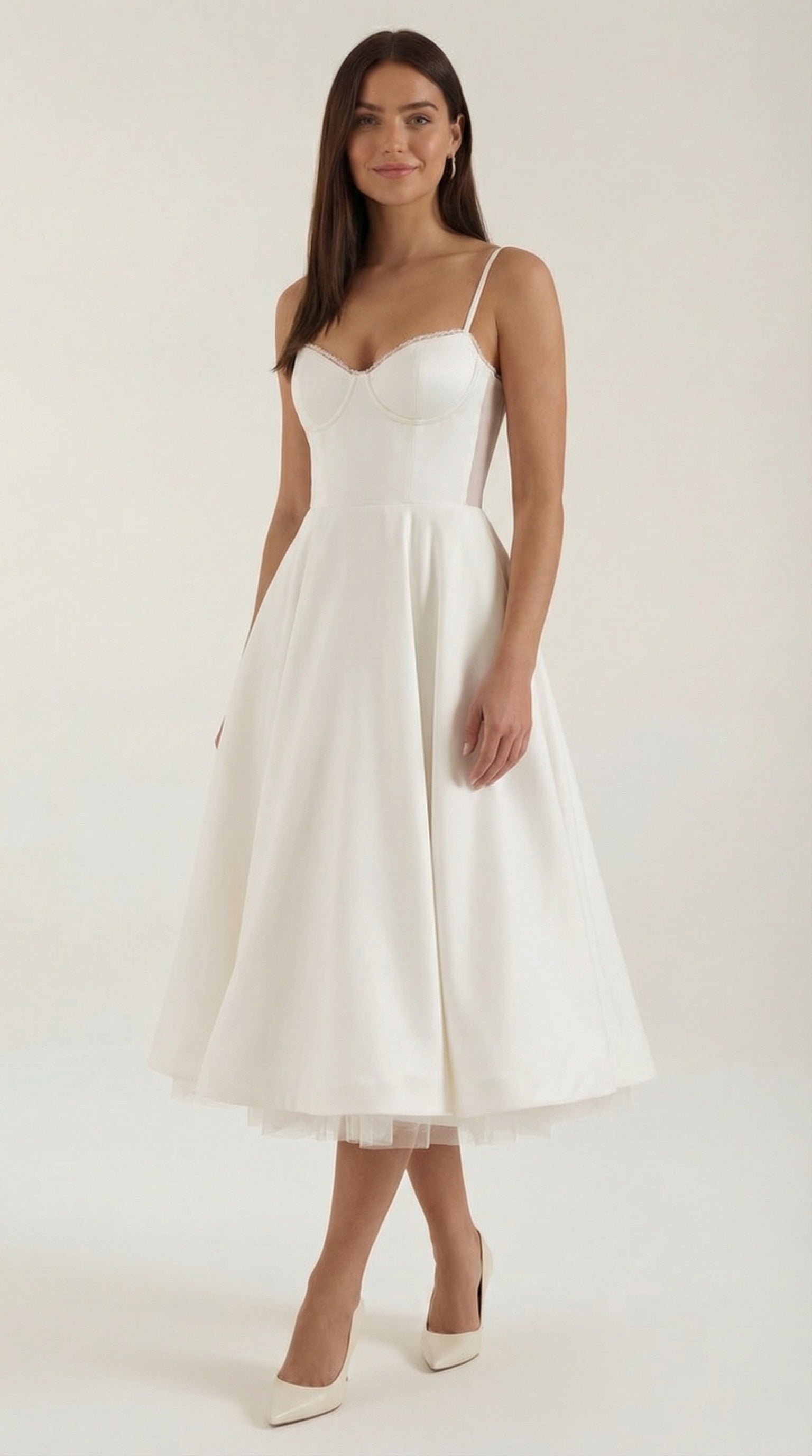 Isolde Tul Midi Dress
