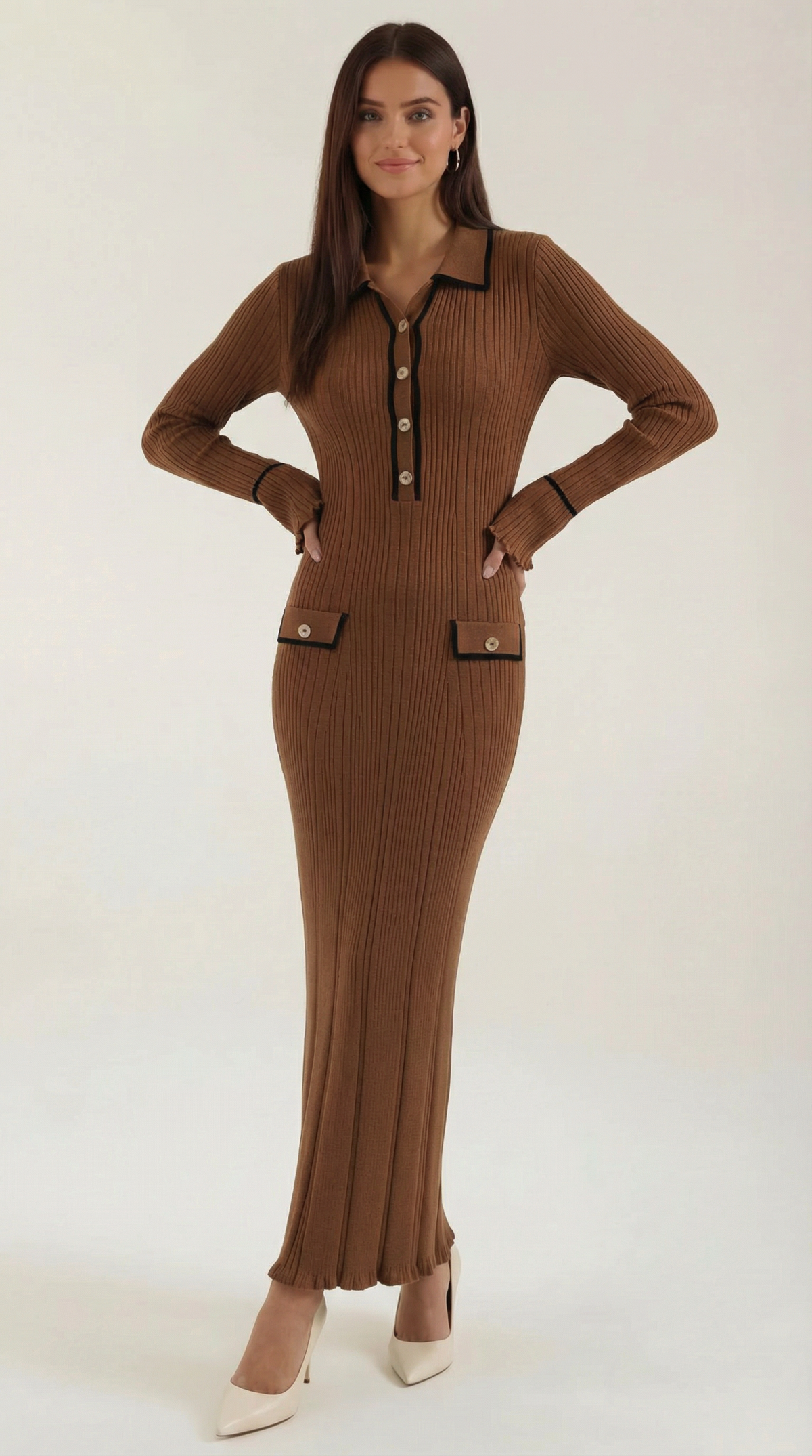 Vestido Largo de Punto Josephine