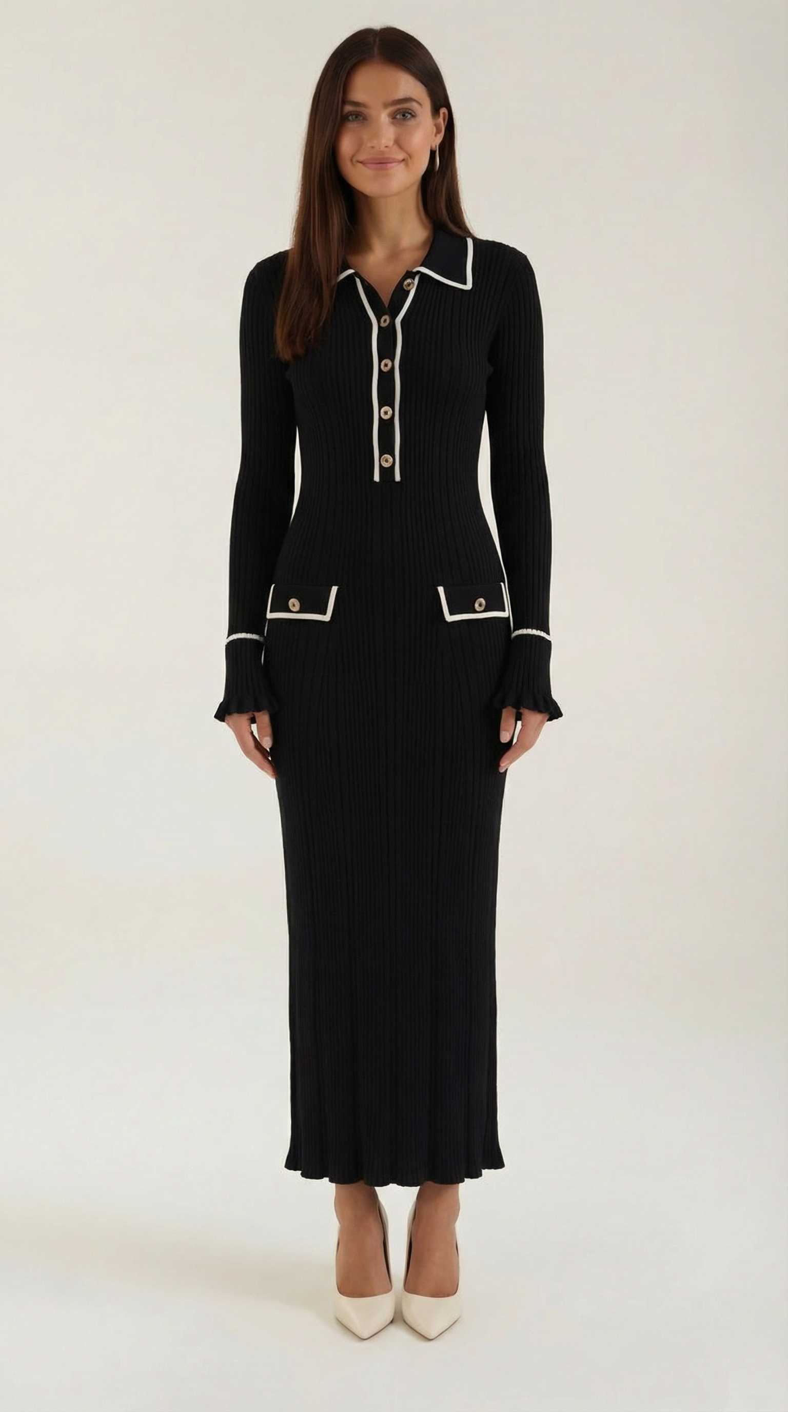 Vestido Largo de Punto Josephine