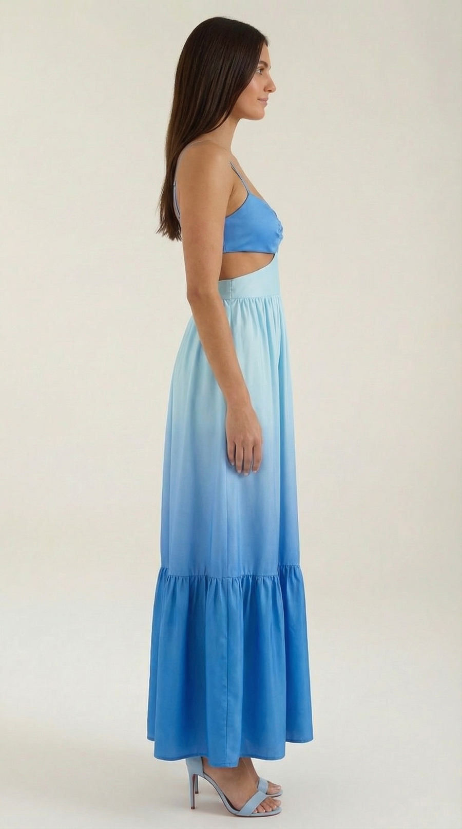 Maxi Vestido Laura con Escote