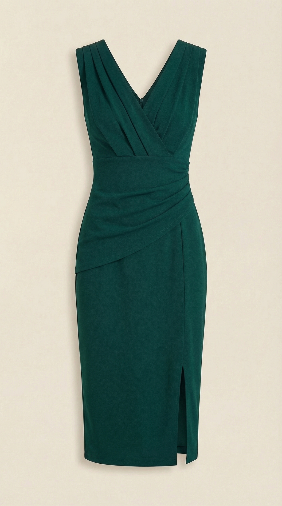 Vestido Midi Lydia con escote en forma de V