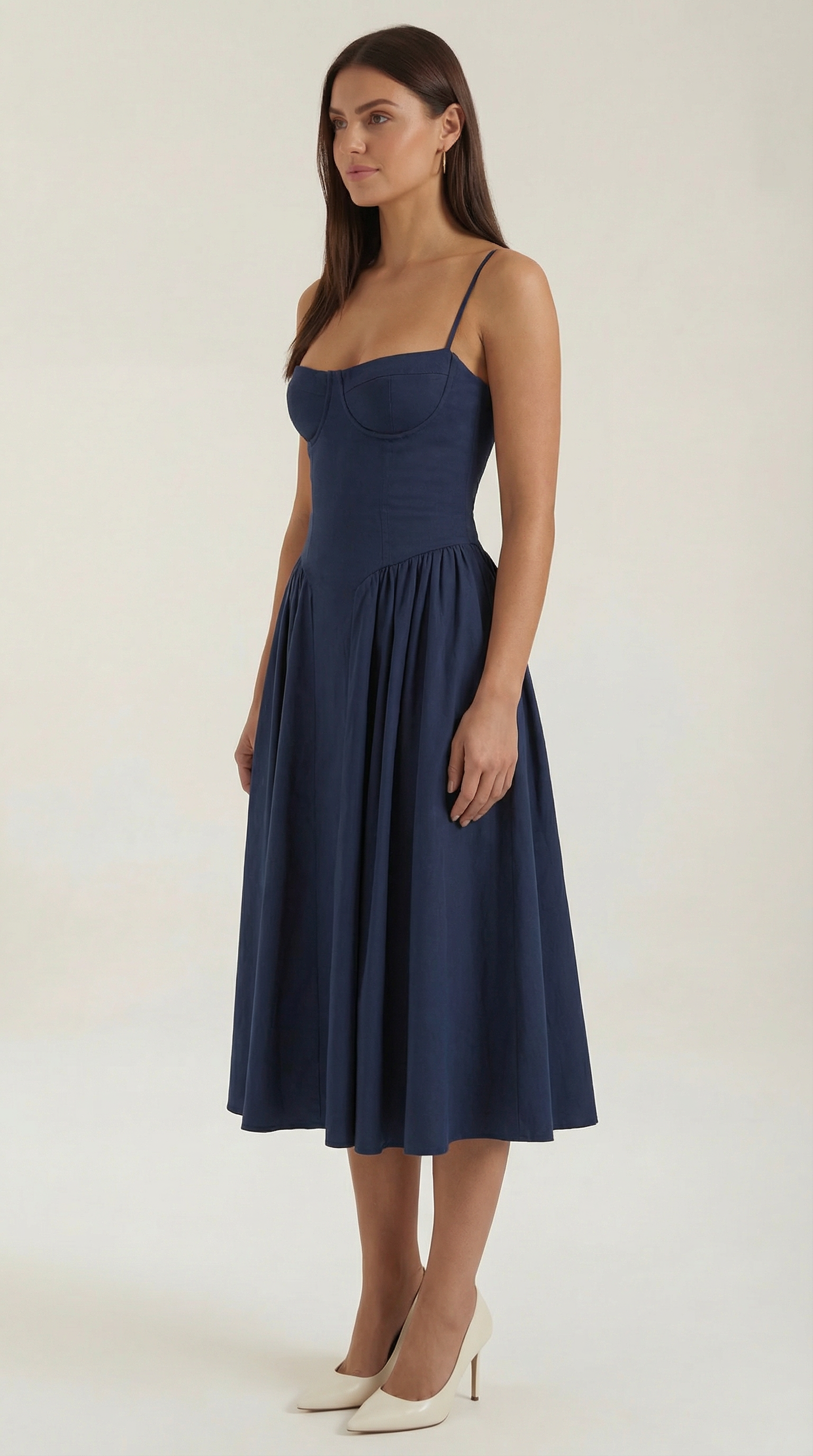 Odette | Vestido midi Corsé