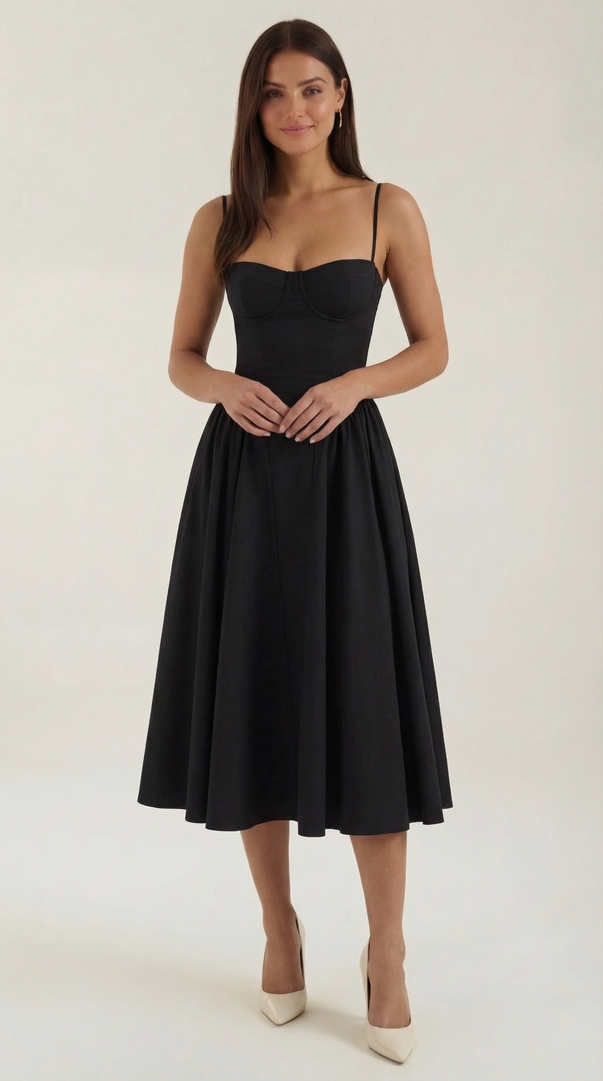 Odette | Vestido midi Corsé