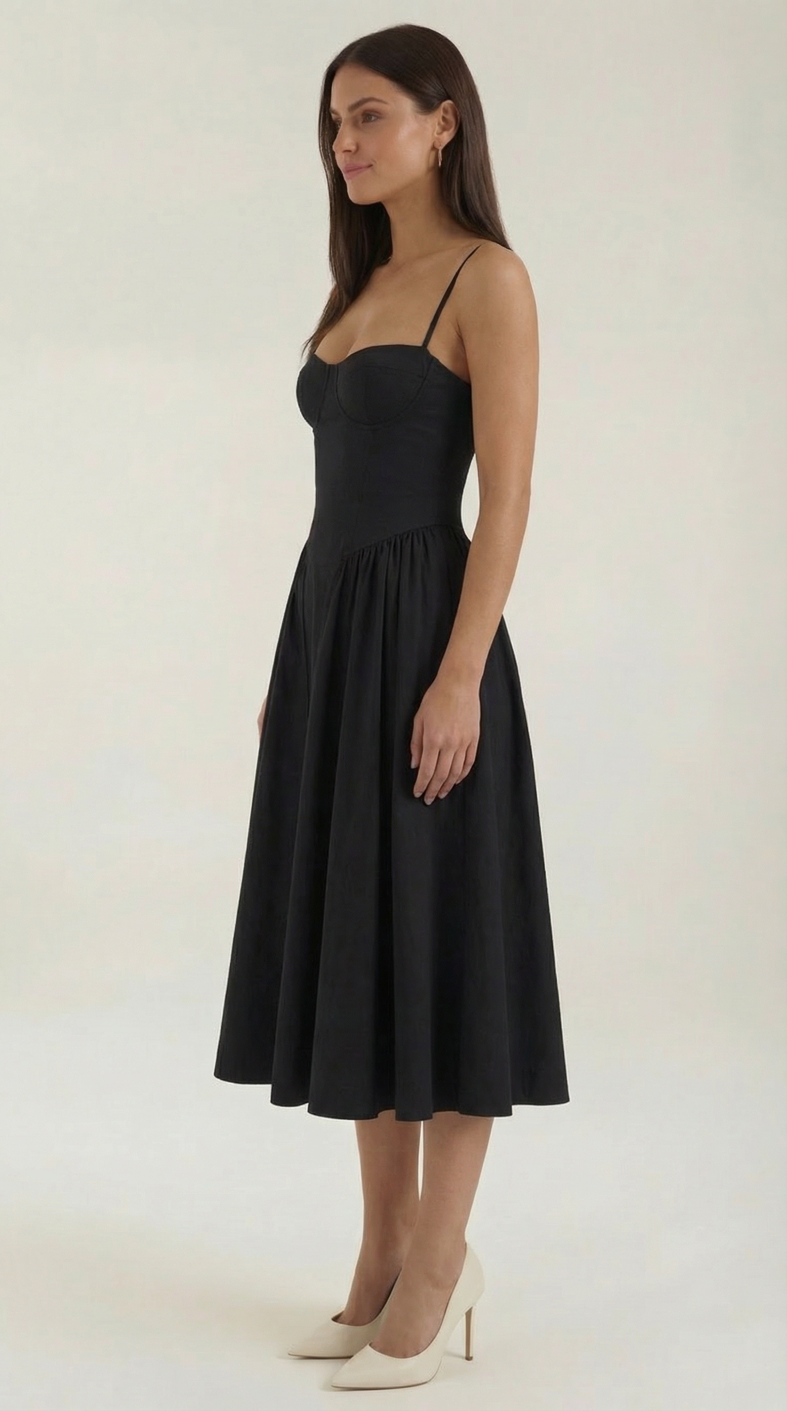Odette | Vestido midi Corsé