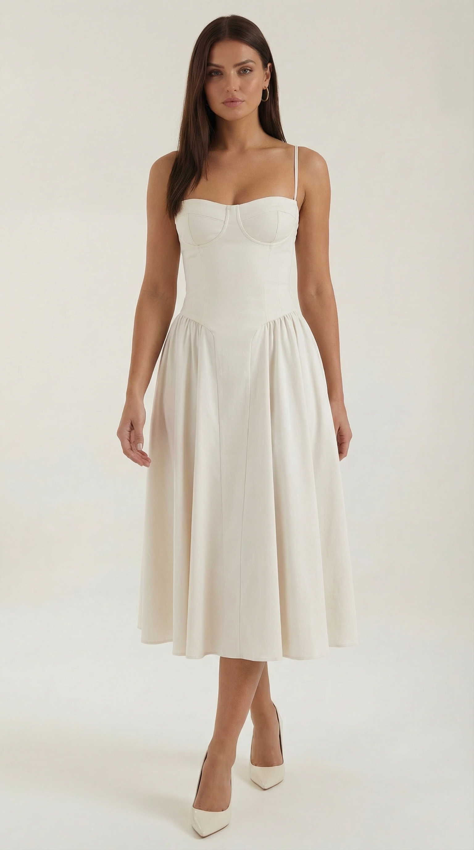 Odette | Vestido midi Corsé