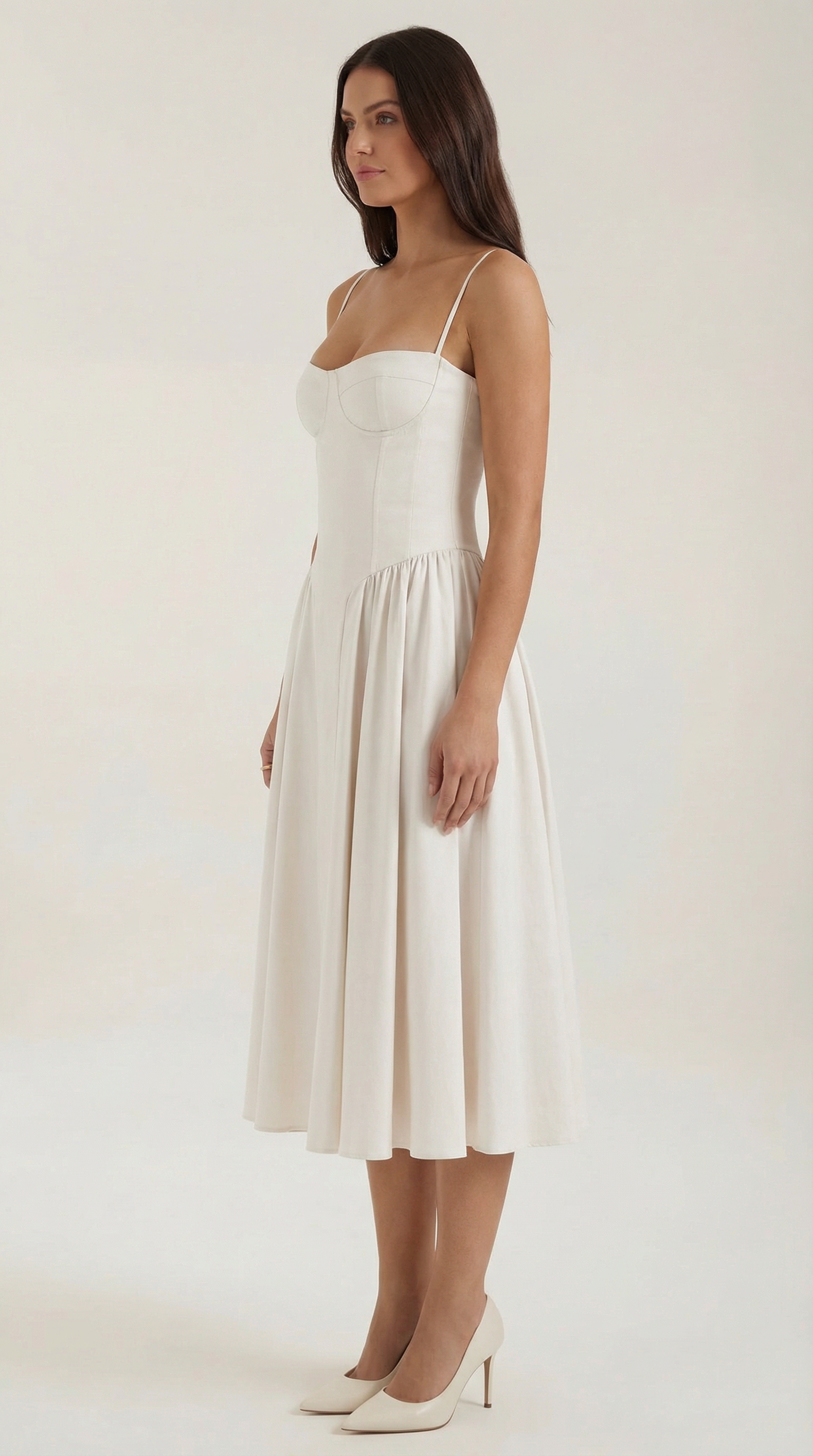 Odette | Vestido midi Corsé