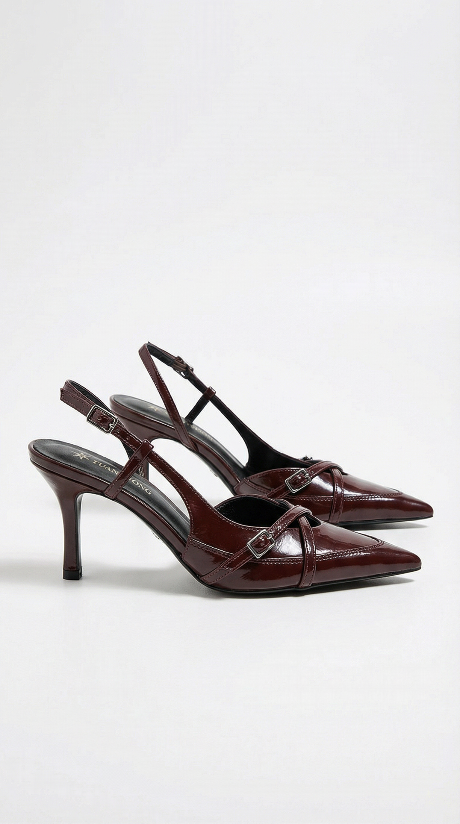 Zapatos de tacón Samantha con tira trasera y hebilla
