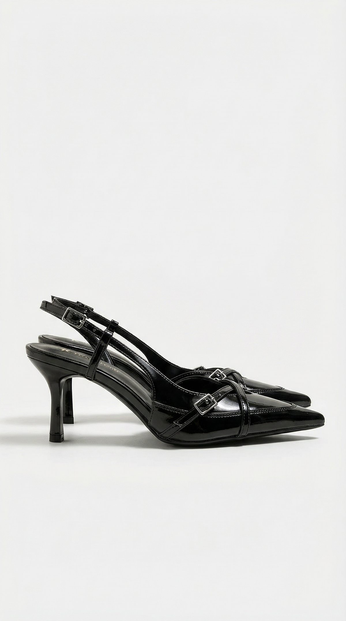 Zapatos de tacón Samantha con tira trasera y hebilla