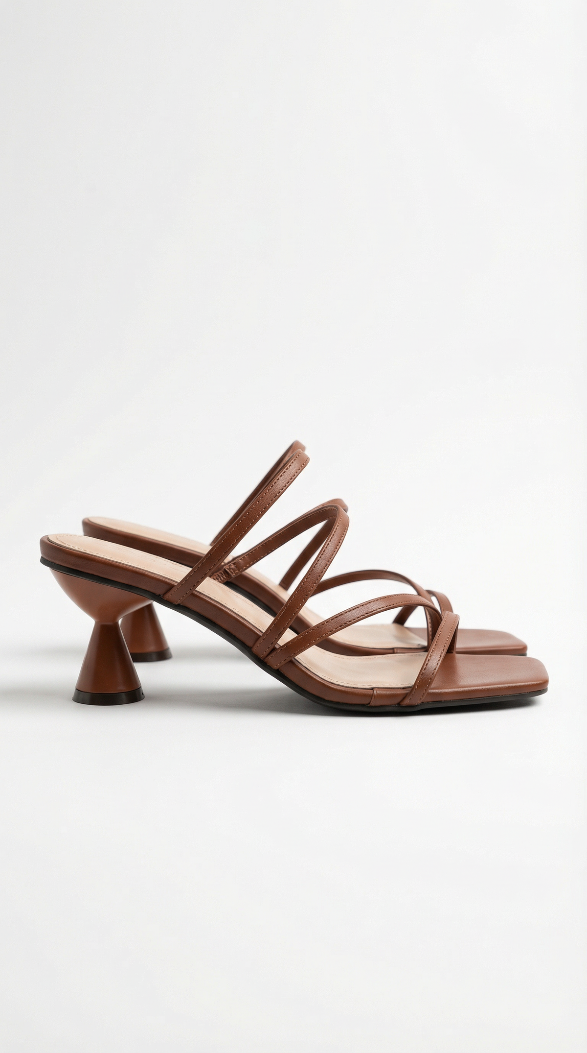 Sandalias de tiras Stephanie con tacón alto