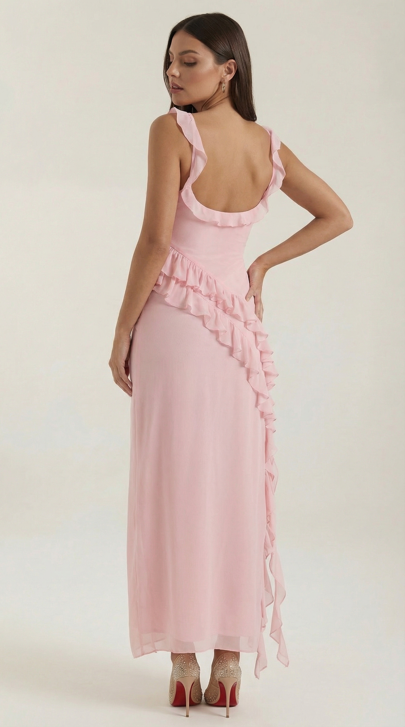 Maxi Vestido con Volantes Susan