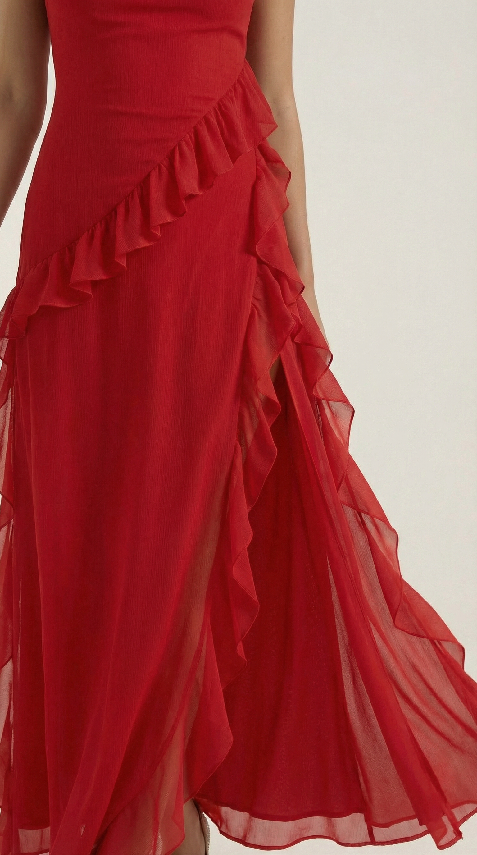 Maxi Vestido con Volantes Susan