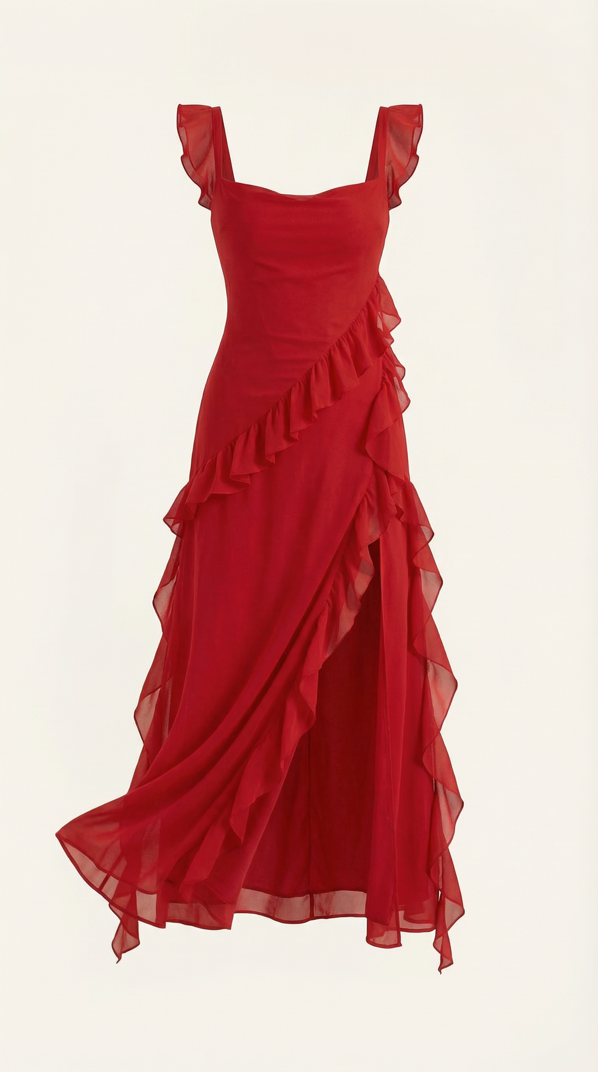 Maxi Vestido con Volantes Susan