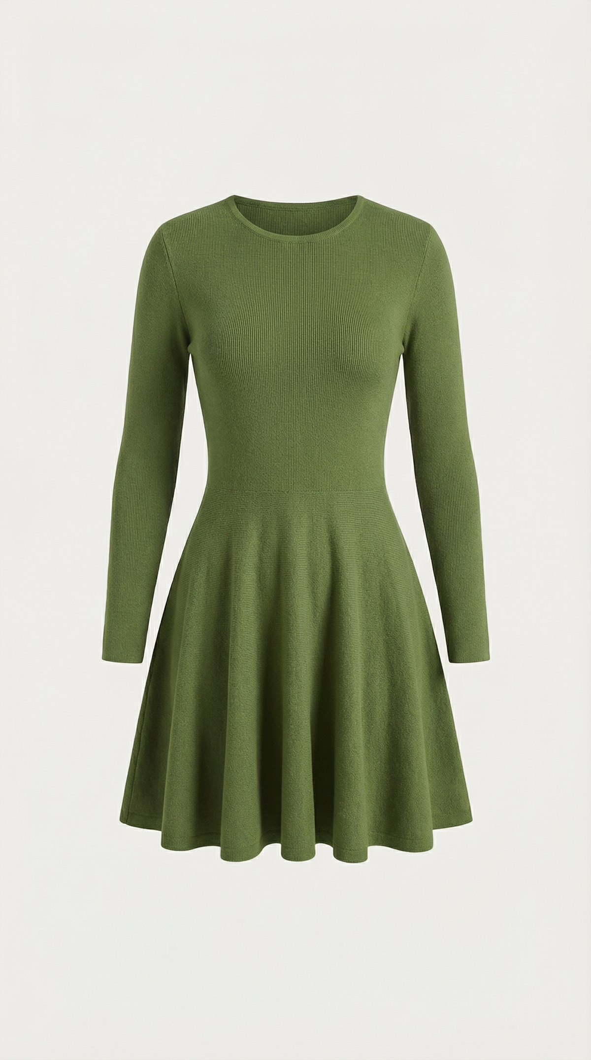 Tiffany Mini Dress con Mangas Largas y Pliegues