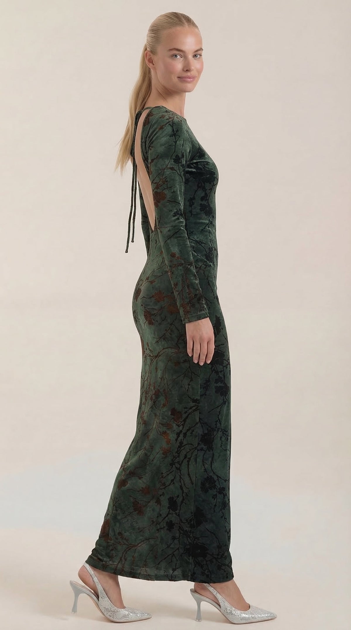 Maxi Vestido de Manga Larga Colleen