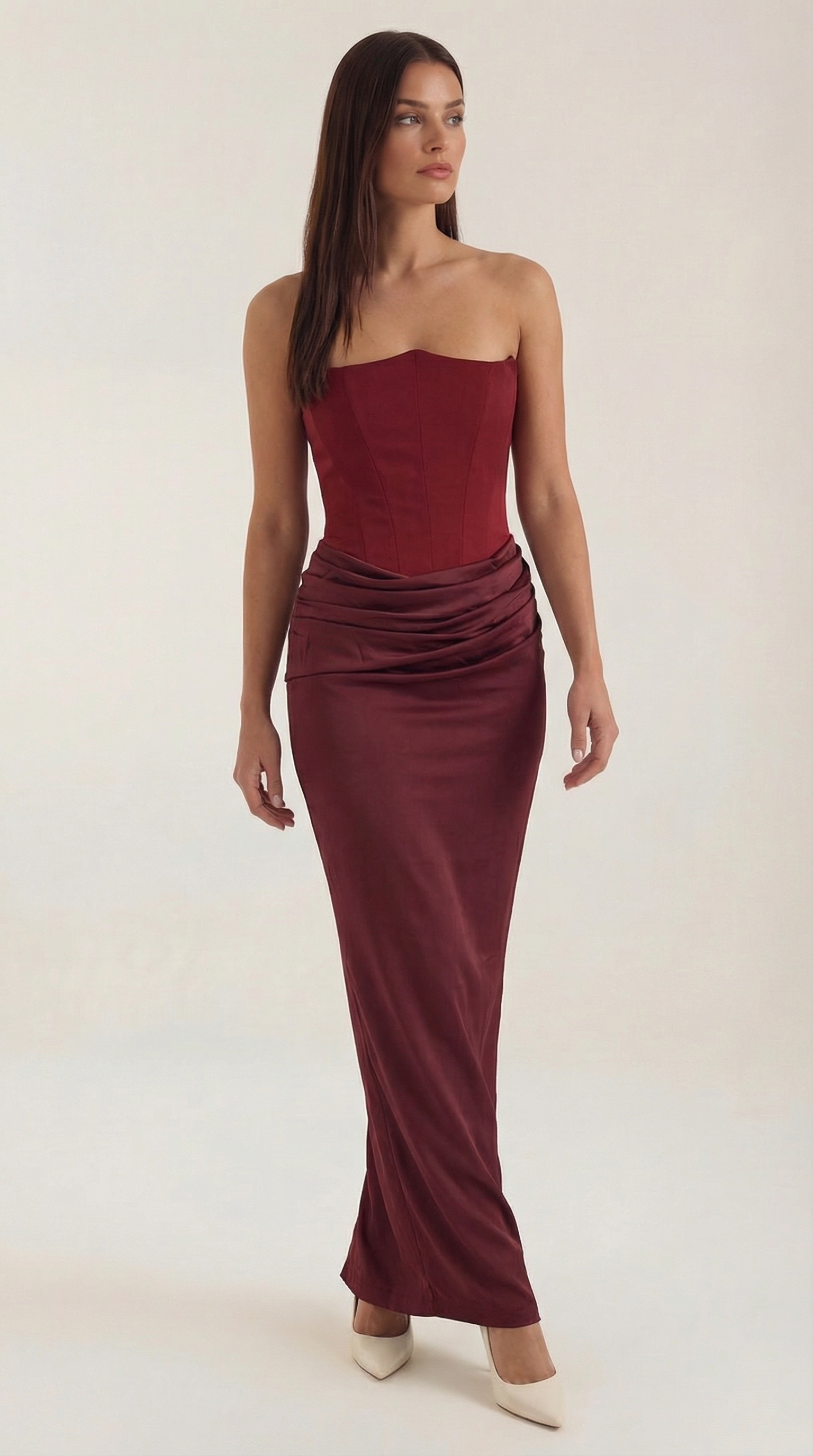 Fiorella Korsett Maxi-Kleid