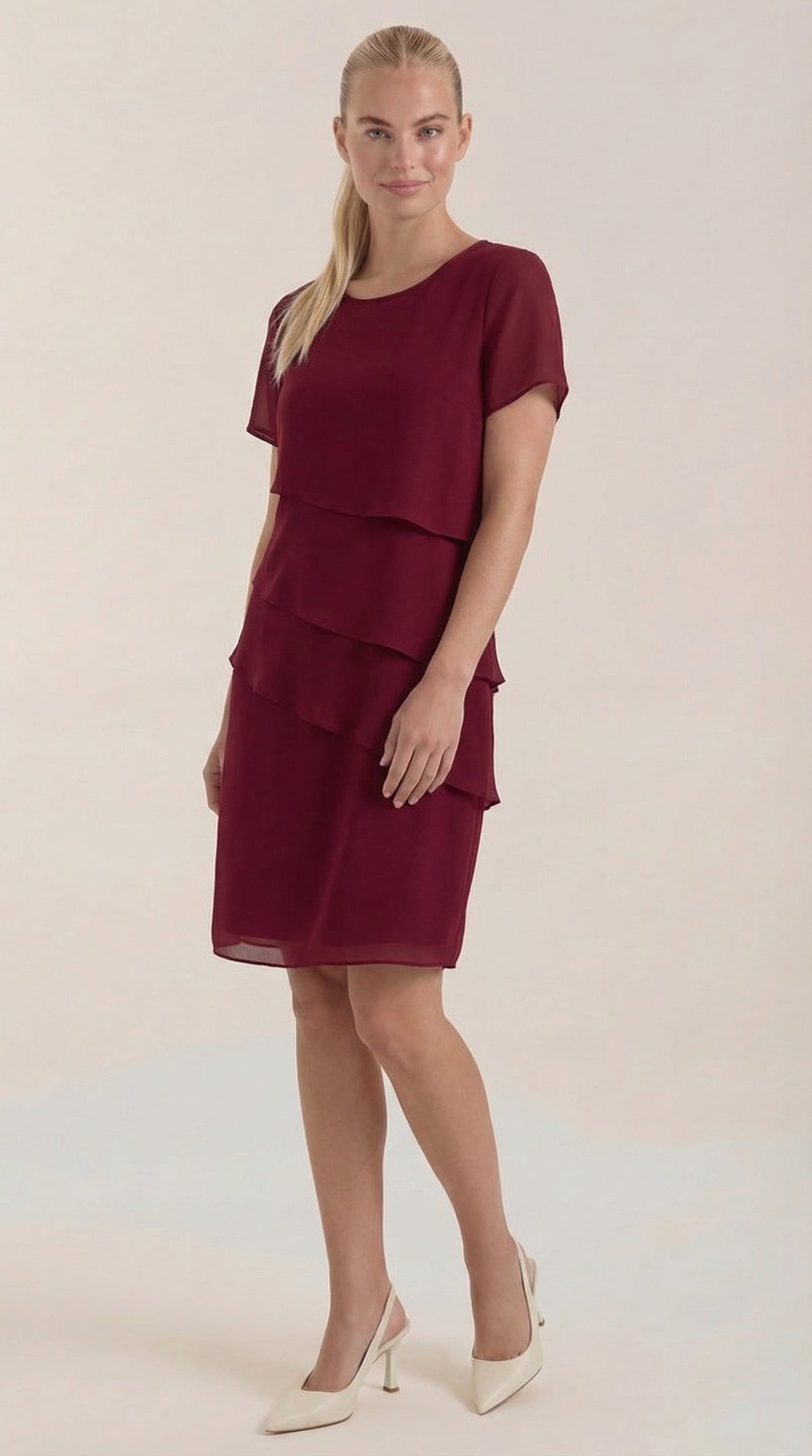 Vestido Corto con Volantes Meghan